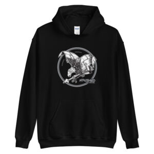 Disc Golf Heavyweight Hoodie - Krushed Steampunk Eagle