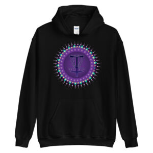Disc Golf Heavyweight Hoodie - Krushed Purple Chakra