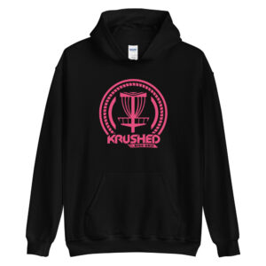 Disc Golf Heavyweight Hoodie - Krushed Crest Pink