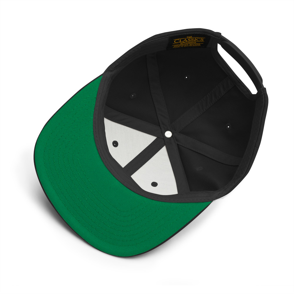 Disc Golf Snapback Hat - Krushed Basket Shield w/Wings - Image 4