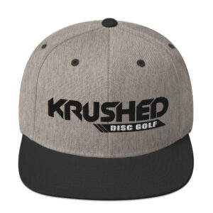 Disc Golf Snapback Hat - Krushed Logo