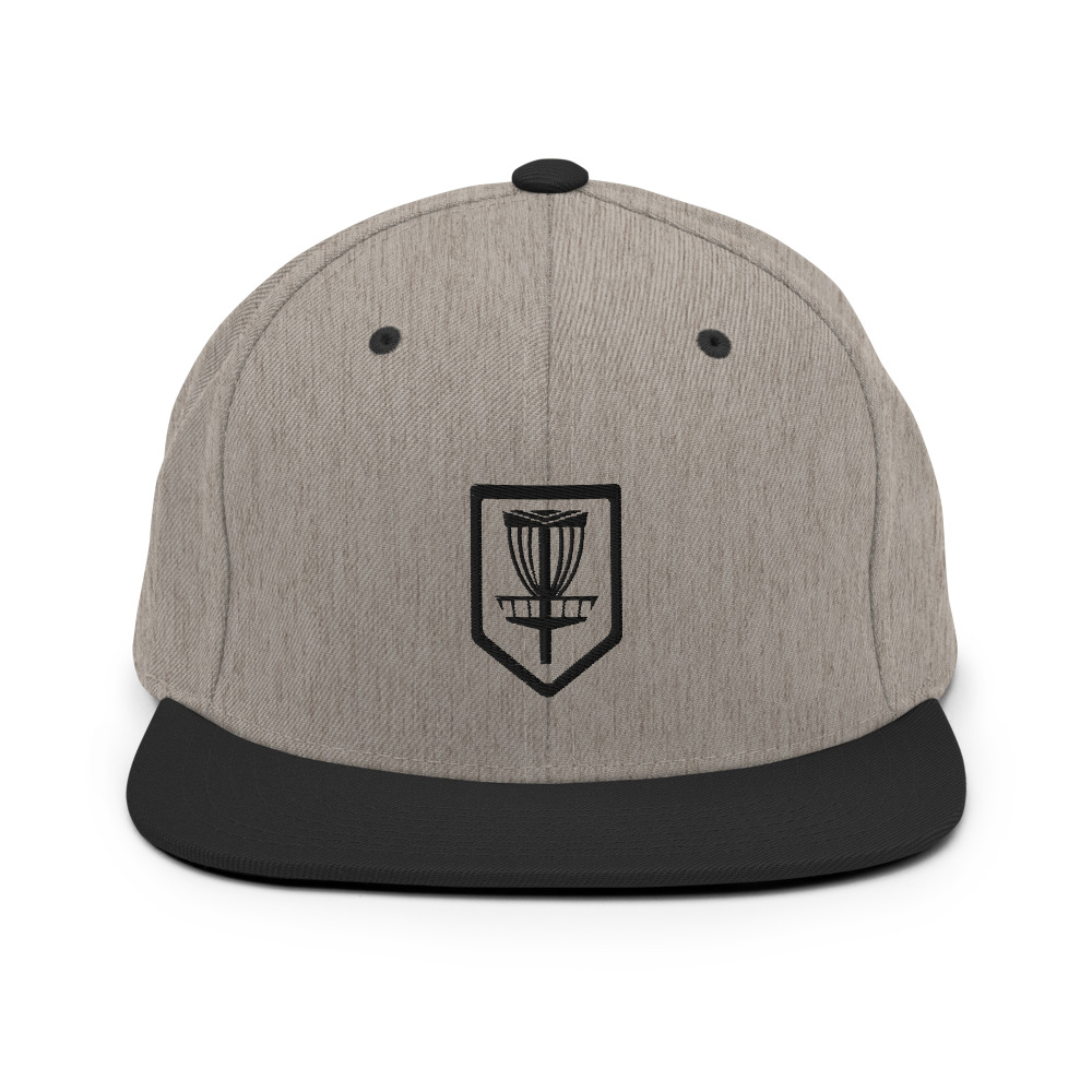 Disc Golf Snapback Hat - Krushed Basket Shield - Image 3