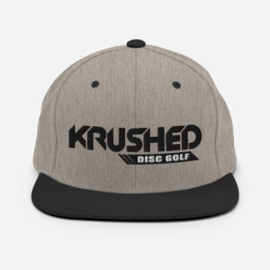 Disc Golf Snapback Hat - Krushed Logo 3d Puff