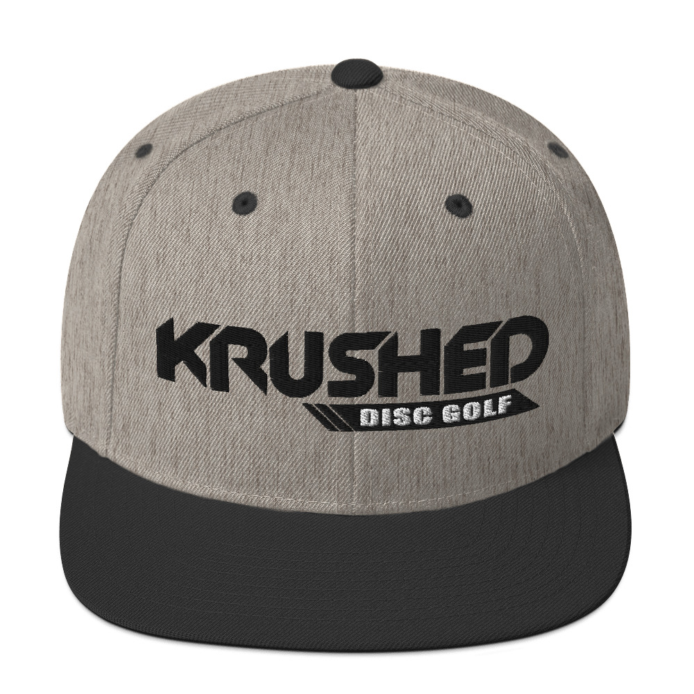 Disc Golf Snapback Hat - Krushed Logo 3d Puff - Image 2