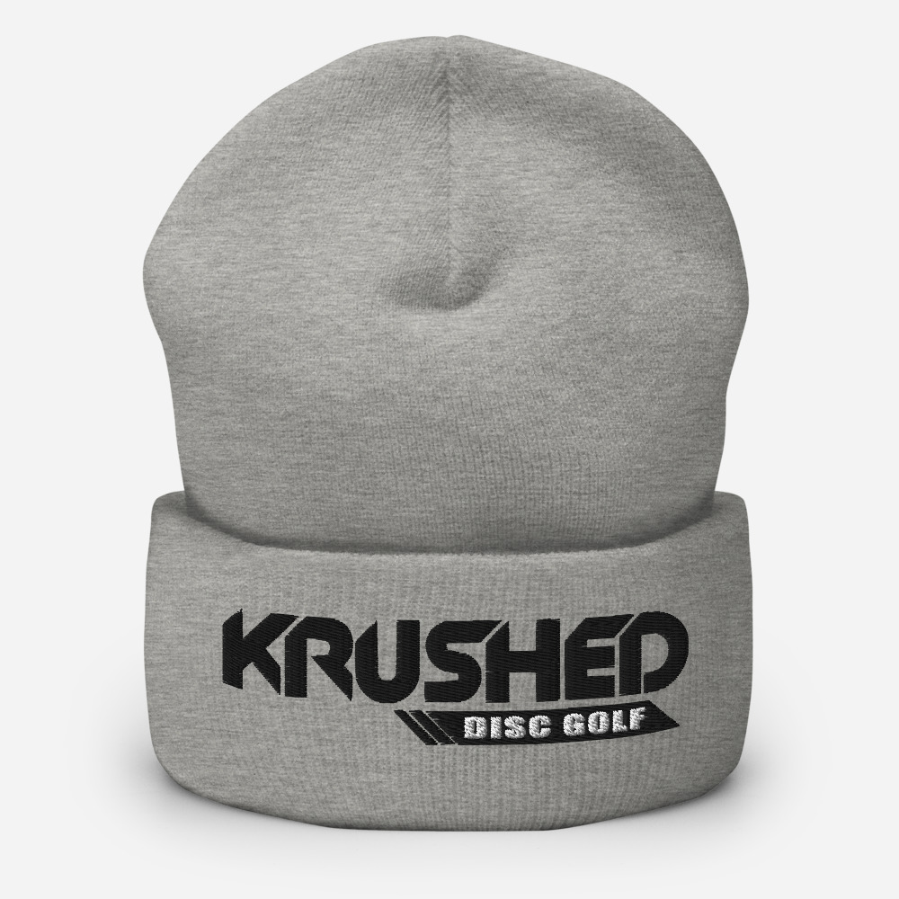 Disc Golf Cuffed Beanie - Krushed Logo