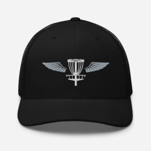 Disc Golf Trucker Cap - Krushed Basket w/Angel Wings