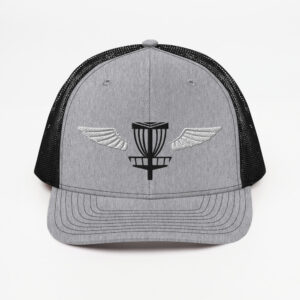 Disc Golf Trucker Cap - Krushed Basket w/Angel Wings