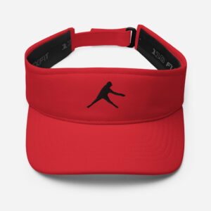 Disc Golf Visor - Krushed Player - Red/Black