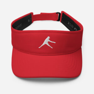 Disc Golf Visor - Krushed Player - Red/White