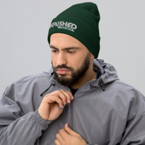 Disc Golf Cuffed Beanie – Krushed Logo - Green