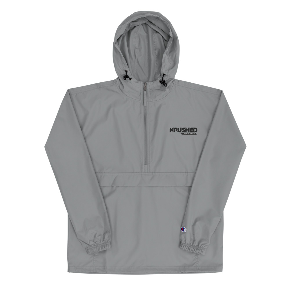Disc Golf Packable Jacket by Champion - Grey - Krushed Logo - Image 2