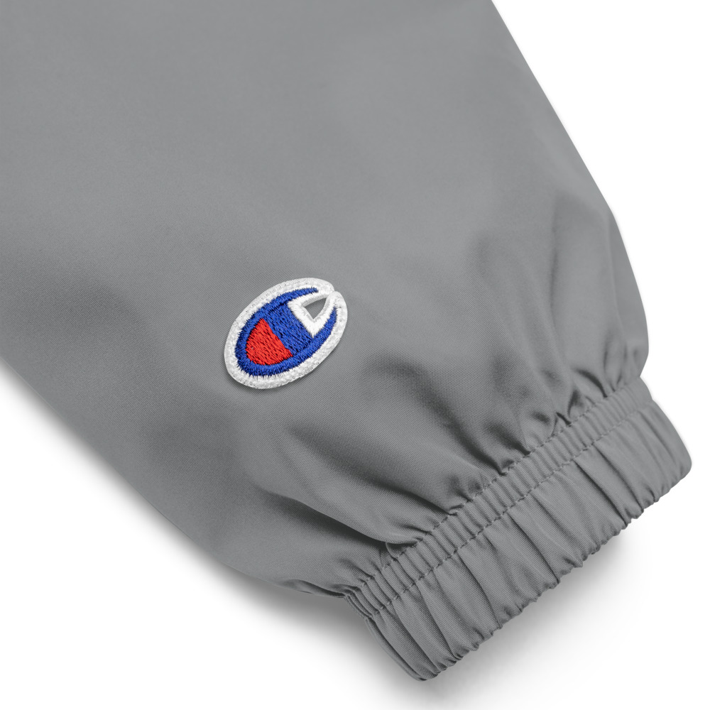 Disc Golf Packable Jacket by Champion - Grey - Krushed Logo - Image 4