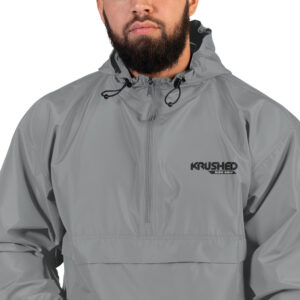 Disc Golf Packable Jacket by Champion - Grey - Krushed Logo