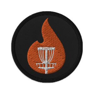 Disc Golf Patch - Krushed Basket Flame