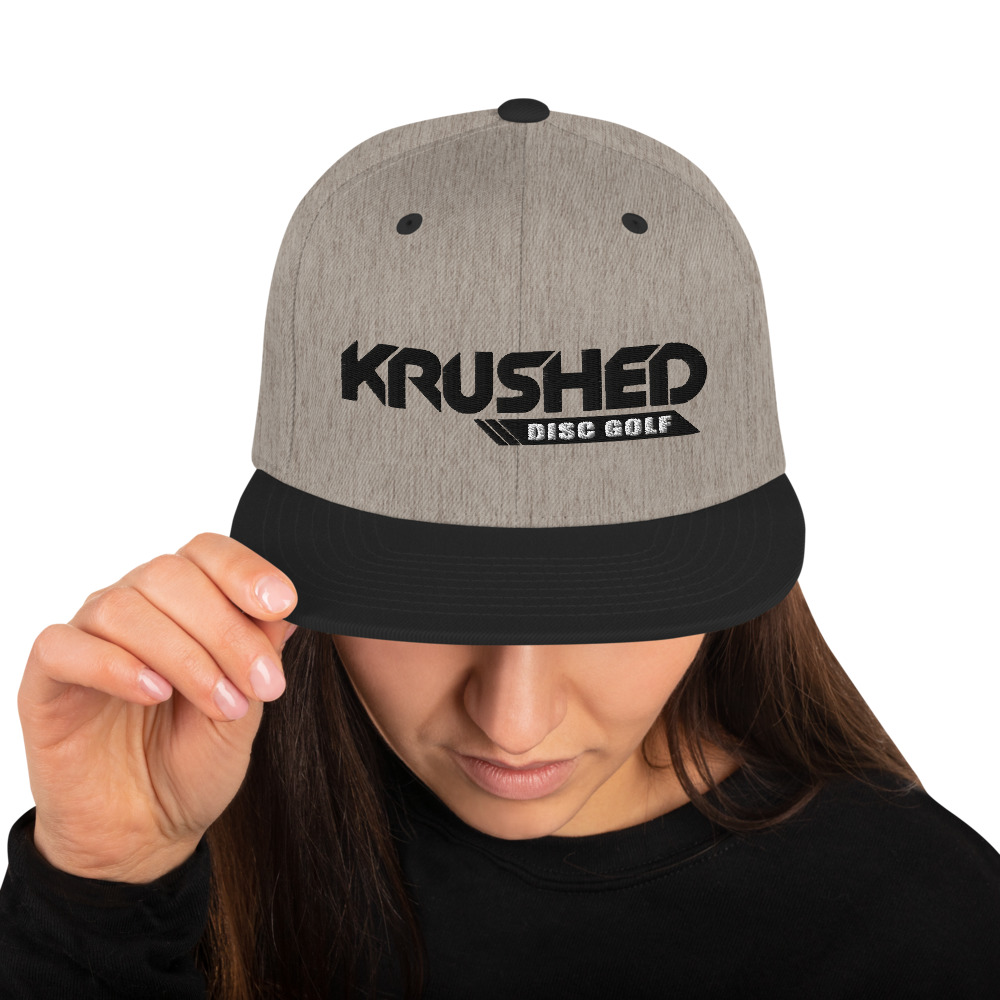 Disc Golf Snapback Hat - Krushed Logo 3d Puff - Image 5