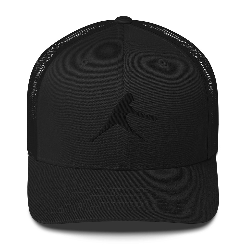 Disc Golf Trucker Cap - Krushed Player Black - Image 2