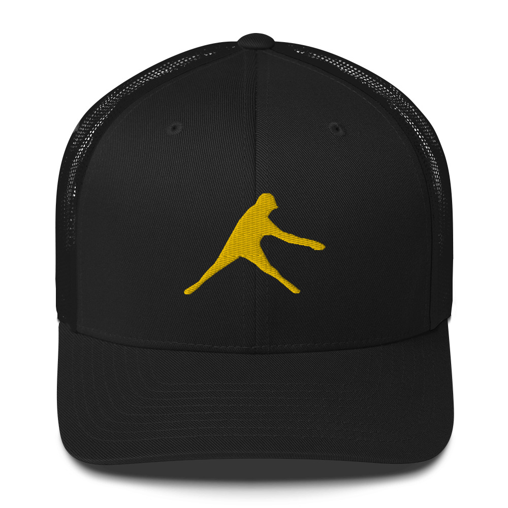 Disc Golf Trucker Cap - Krushed Player Yellow