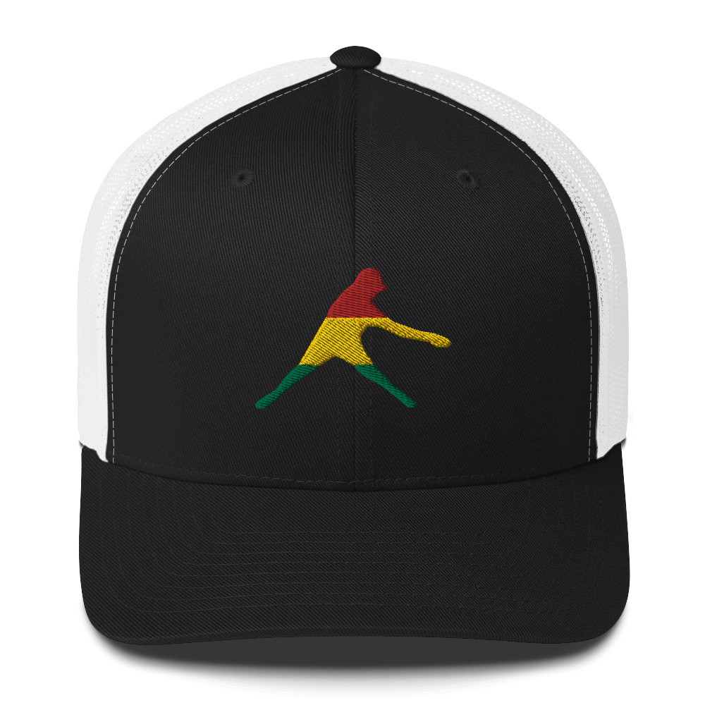 Disc Golf Trucker Cap - Krushed Player Rasta - Image 5