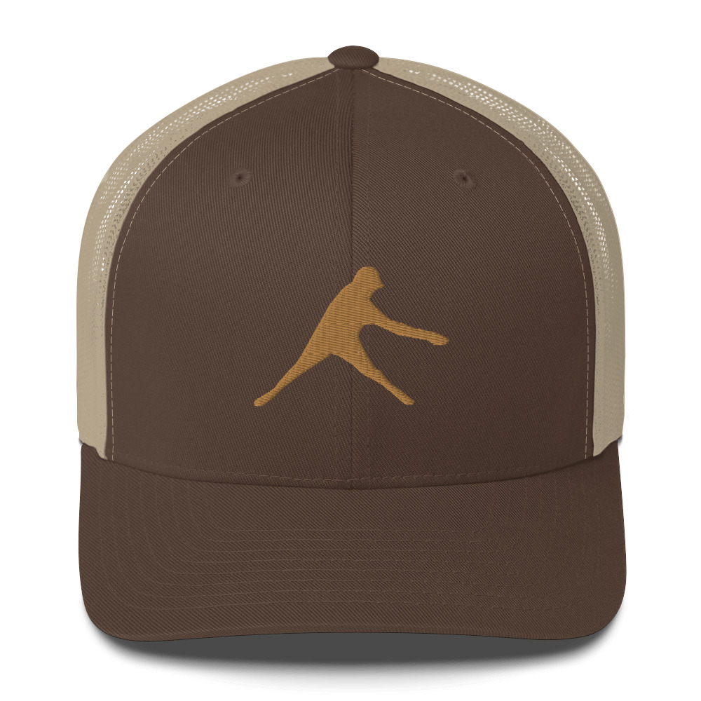 Disc Golf Trucker Cap - Krushed Player Brown