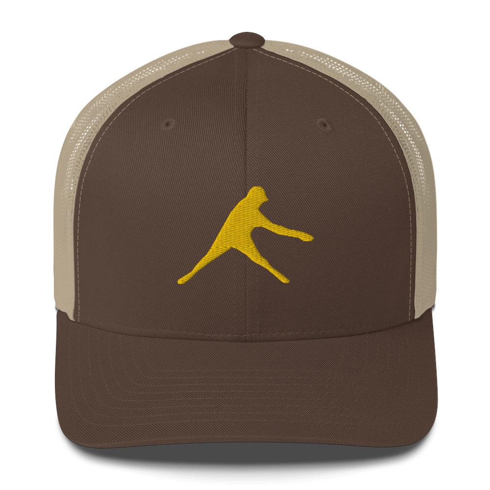 Disc Golf Trucker Cap - Krushed Player Yellow - Image 6