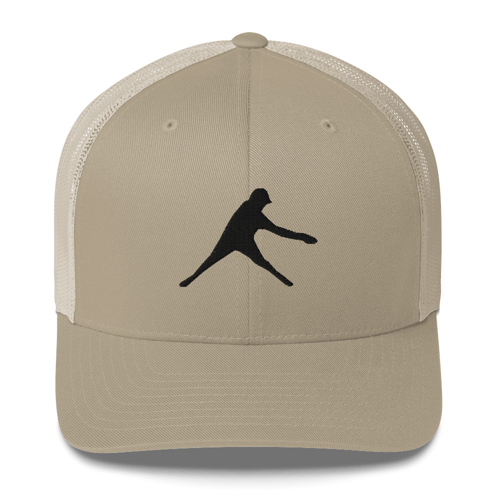 Disc Golf Trucker Cap - Krushed Player Black - Image 7