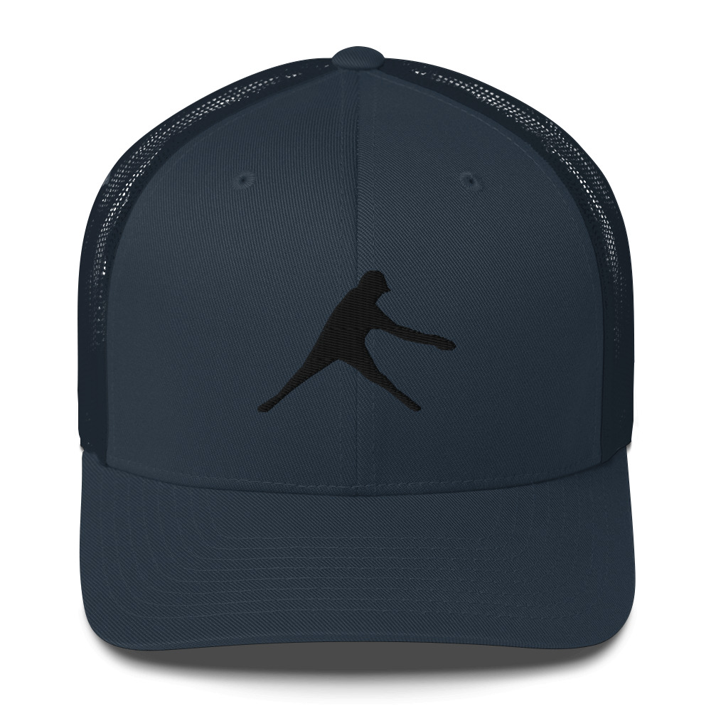Disc Golf Trucker Cap - Krushed Player Black - Image 3