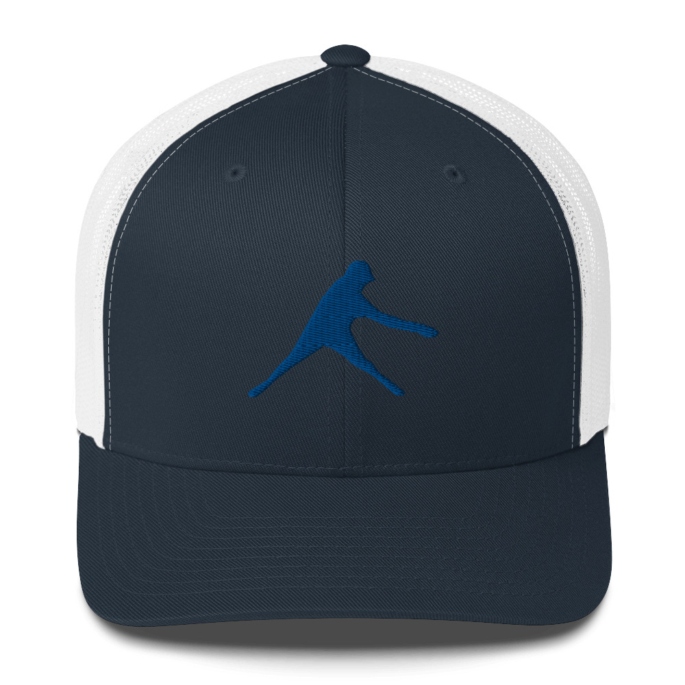 Disc Golf Trucker Cap - Krushed Player Blue - Image 5