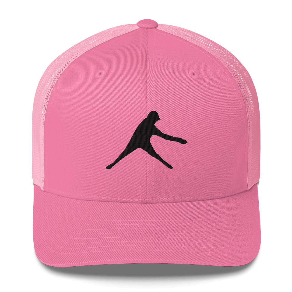 Disc Golf Trucker Cap - Krushed Player Black - Image 6