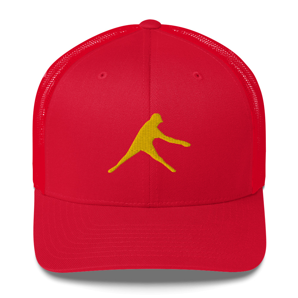 Disc Golf Trucker Cap - Krushed Player Yellow - Image 5