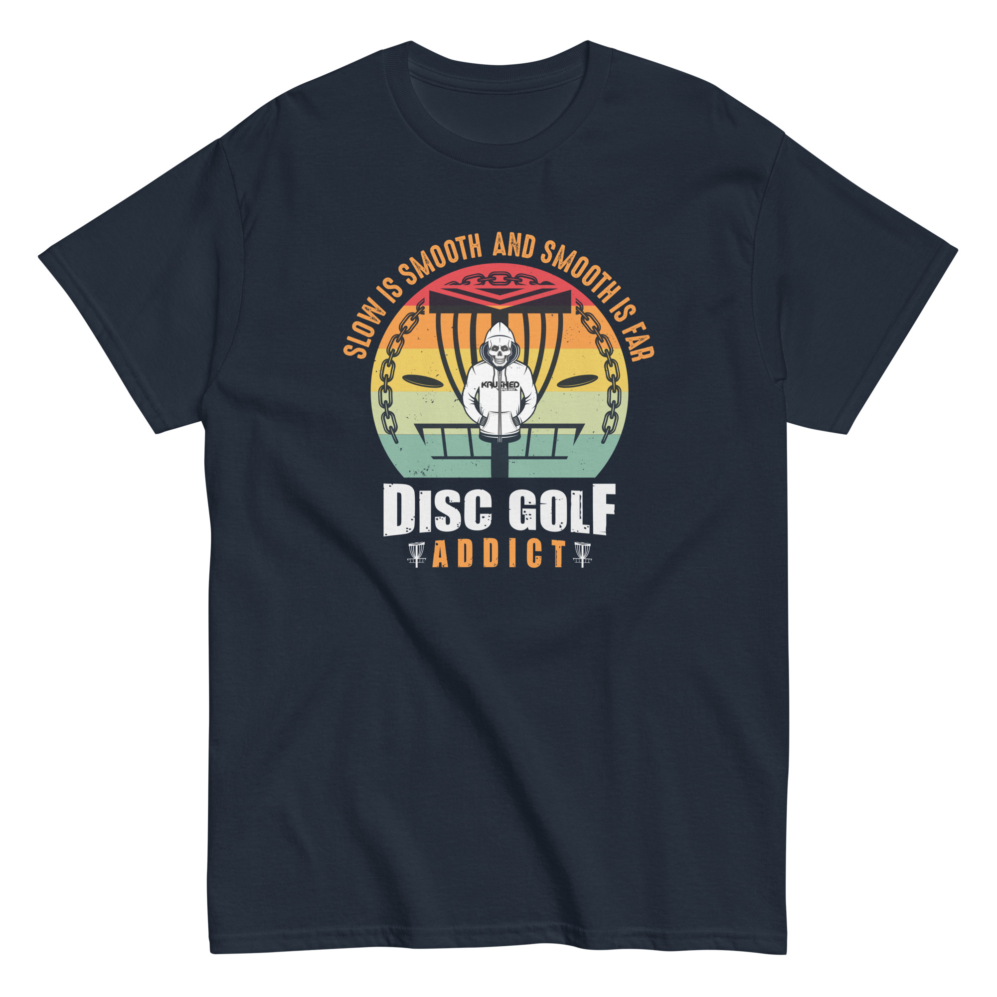 Slow is Smooth and Smooth is Far Disc Golf T-Shirt - Image 10