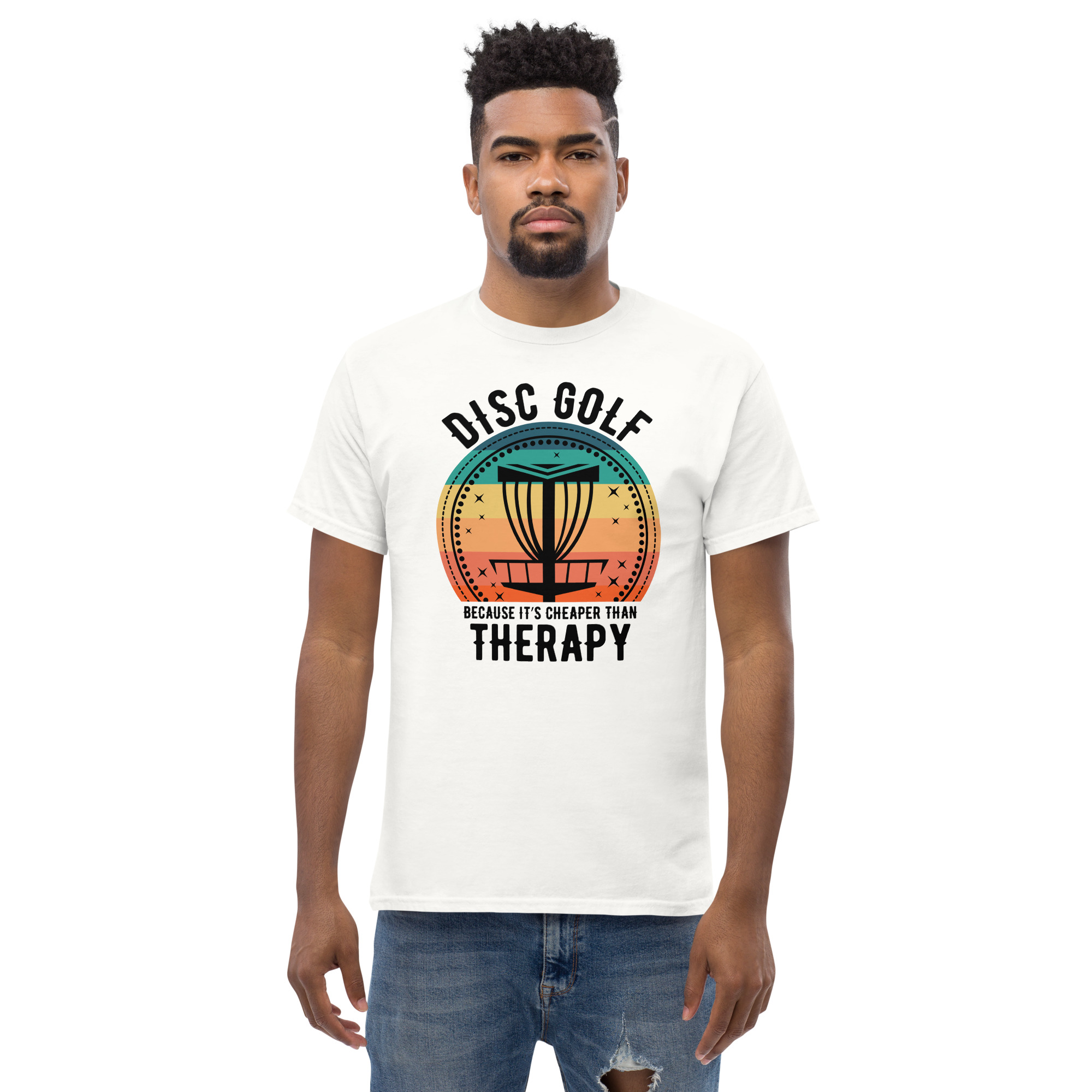 Disc Golf Therapy T-Shirt - Image 2